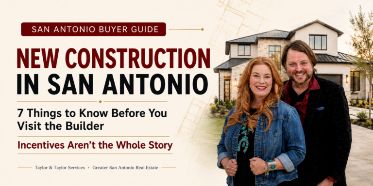 New construction homes in San Antonio buyer guide with Celia and Stephen Taylor